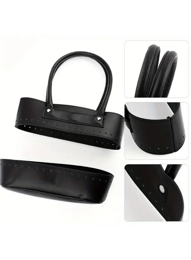 Coffee Color DIY Handwoven Bag Making Kit With Portable Cover And 3D Bag Bottom - Image 2